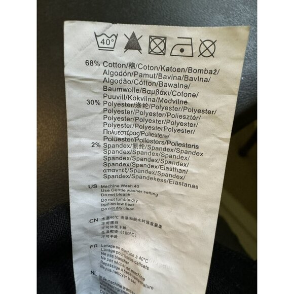 ❤️HP❤️ ZLZ Slim Fit Stretch Stretch Jeans Black Men's Size 32 x 32 - Picture 11 of 12